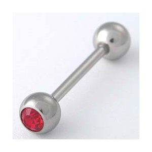 Piercing do jazyka JRBred