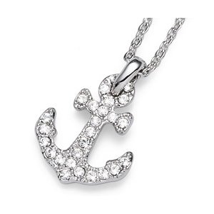 Přívěsek s krystaly Swarovski Oliver Weber Anchor 11540R