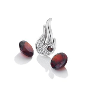 Přívěsek Hot Diamonds Anais element oheň Granát AC101