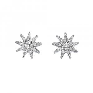 Stříbrné náušnice Hot Diamonds Emozioni Stella EE037