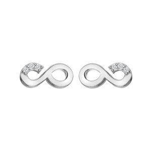 Stříbrné náušnice Hot Diamonds Much Loved DE731