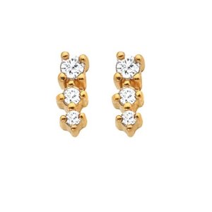 Stříbrné náušnice Hot Diamonds x Jac Jossa Hope DE758