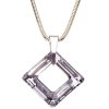 Stříbrný náhrdelník s krystalem Swarovski Square Crystal 4920