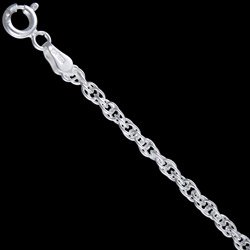 Náramek stříbrný, 1221-50 SR 6,0 loose rope