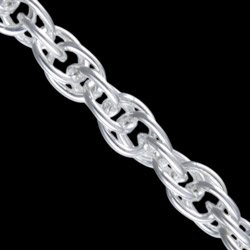 Náramek stříbrný, 1221-50 SR 6,0 loose rope