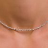 Řetízek stříbrný, 2RB magic round bead