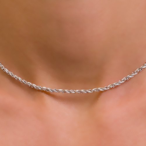 Řetízek stříbrný, 2RB magic round bead