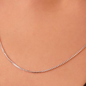 Řetízek stříbrný, 1701-24 SR 6,0 lihgt box chains