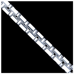 Řetízek stříbrný diamond cut box chains SR6,0