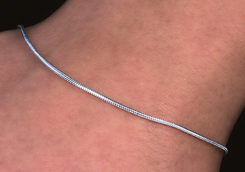 Náramek stříbrný, 1481-020 Snake SR5, 0