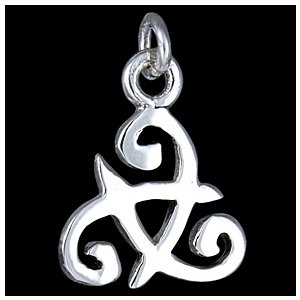Přívěsek stříbrný, keltský znak