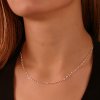 Řetízek stříbrný, 7233-45 CHP heart chain