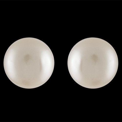 Náušnice stříbrné, perly
