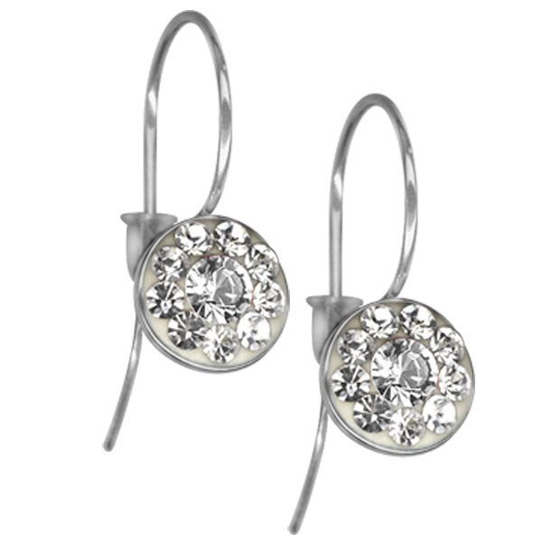 Náušnice s krystaly Swarovski ESSW08-CZ