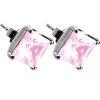 Náušnice s krystaly Swarovski ESSW17-ROSE