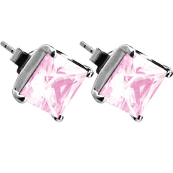 Náušnice s krystaly Swarovski ESSW17-ROSE