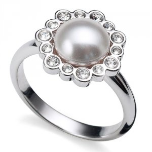 Prsten s krystaly Swarovski Oliver Weber Ease 41105