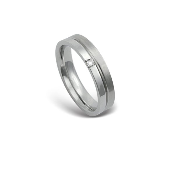 Prsten s briliantem Tribal RSDM31-BRIL