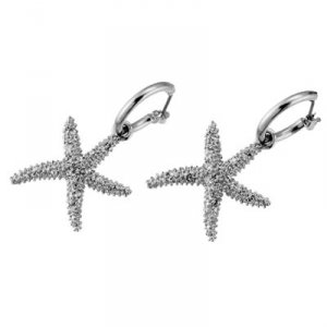 Náušnice s krystaly Swarovski Oliver Weber Starfish