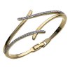 Náramek s krystaly Swarovski Oliver Weber Divide Gold 32022G