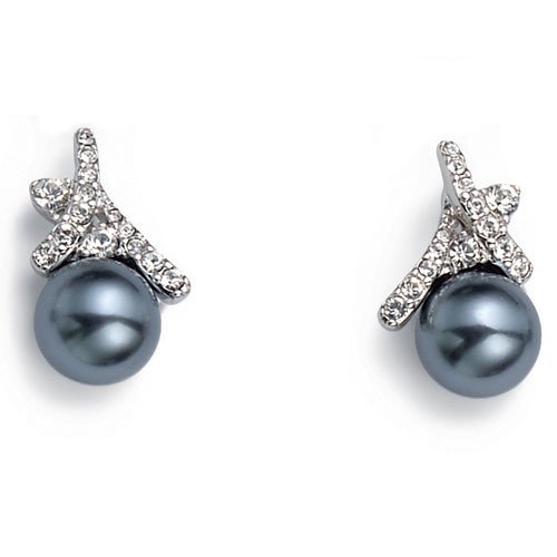 Náušnice s krystaly Swarovski Oliver Weber Pleased