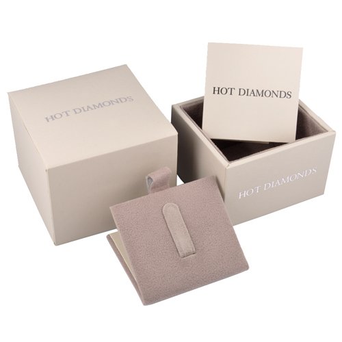 Stříbrné náušnice Hot Diamonds Eternity Interlocking Silver Stud DE308