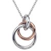 Stříbrný přívěsek Hot Diamonds Eternity Rose Gold DP373