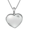 Stříbrný přívěsek Hot Diamonds Memoirs Heart Locket