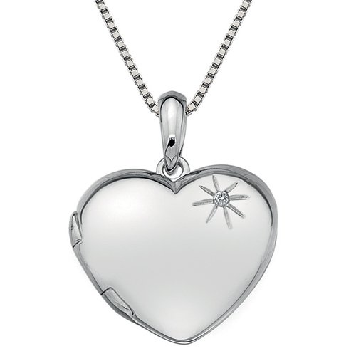 Stříbrný přívěsek Hot Diamonds Memoirs Heart Locket