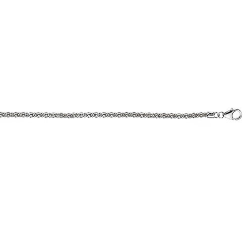 Stříbrný řetízek Hot Diamonds Emozioni Rhod Plated Popcorn Chain 30