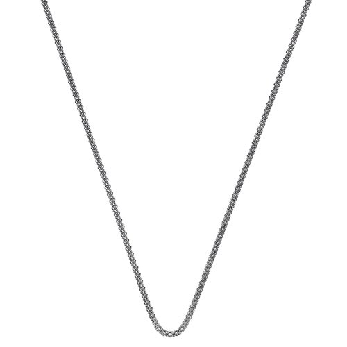 Stříbrný řetízek Hot Diamonds Emozioni Rhod Plated Popcorn Chain 30