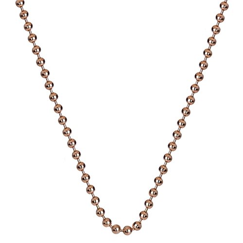 Stříbrný řetízek Hot Diamonds Emozioni Rose Gold Bead Chain 18