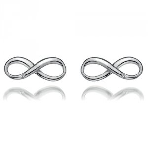 Stříbrné náušnice Hot Diamonds Infinity DE390