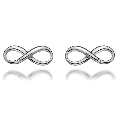 Stříbrné náušnice Hot Diamonds Infinity DE390