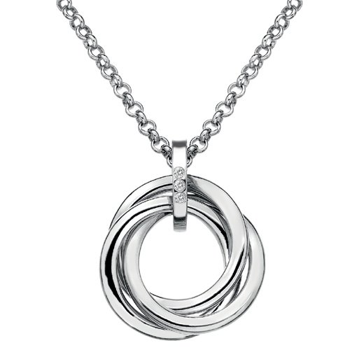 Stříbrný přívěsek Hot Diamonds Trio DP543