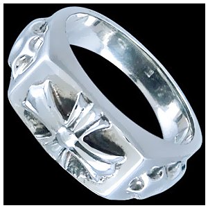 Prsten stříbrný, keltský