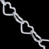 Řetízek stříbrný, 7233-45 CHP heart chain