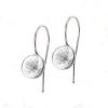 Náušnice z chirurgické oceli ESSW-01-CRYSTAL