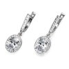 Náušnice s krystaly Swarovski Oliver Weber Pure Crystal 62057-001