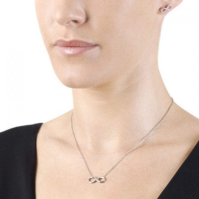 Stříbrný náhrdelník Hot Diamonds Infinity DN096
