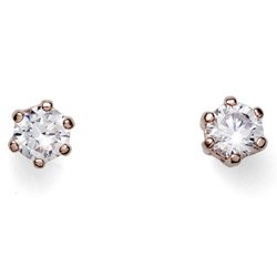 Náušnice s krystaly Swarovski Oliver Weber Brilli 22364RG