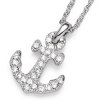 Přívěsek s krystaly Swarovski Oliver Weber Anchor 11540R