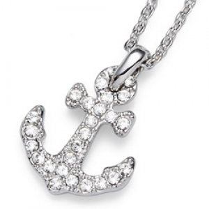 Přívěsek s krystaly Swarovski Oliver Weber Anchor 11540R