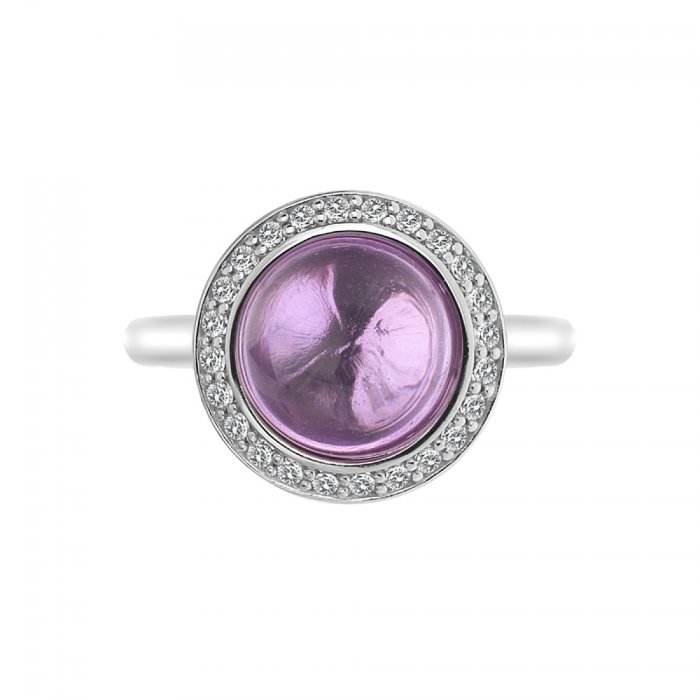 Stříbrný prsten Hot Diamonds Emozioni Laghetto Pink