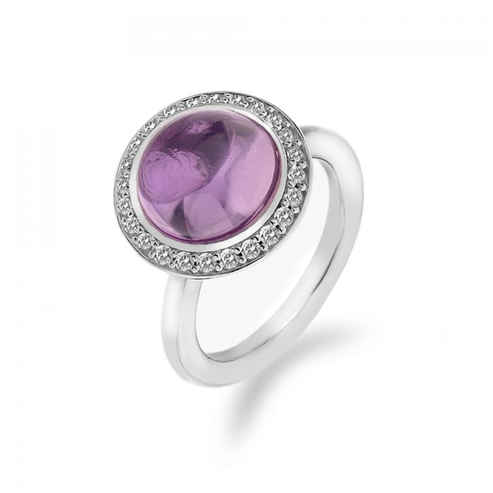 Stříbrný prsten Hot Diamonds Emozioni Laghetto Pink