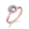 Stříbrný prsten Hot Diamonds Emozioni Riflessi Rose Gold