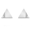 Stříbrné náušnice Hot Diamonds Silhouette Triangle