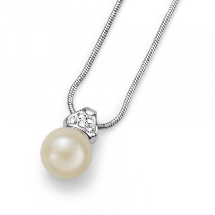 Přívěsek s krystaly Swarovski Oliver Weber Lucent Creme 11618-CRE