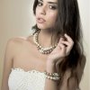 Náhrdelník s krystaly Swarovski Oliver Weber Lucent Champagner