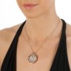 Stříbrný řetízek Hot Diamonds Emozioni Silv and Rose Gold Bead Chain 18